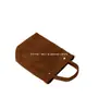Bolso Cruzado de Ante RPET Transfronterizo Bolso de Axila de Ante RPET Bolso Cubo Retro Fábrica de Personalización