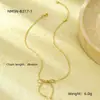 Collar de Cadena para Clavícula de Acero Inoxidable con Colgante de Lazo Estilizado, Lujo Ligero Europeo y Americano, Nicho Versátil, para Mujer, Venta al por Mayor