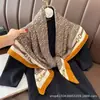9090 Novo Algodão e Linho Quadrado Moda Feminina Lenço Versátil Protetor Solar Lenço Estampado Xale Atacado Transfronteiriço Europeu e Americano