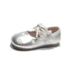 Sapatos Mary Jane Femininos Estilo Doce Laço de Coração, Novos Sapatos de Princesa com Solado Macio Antiderrapante para Primavera e Outono, Sapatilhas Versáteis