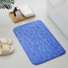 Suministro Directo de Fábrica Alfombra de Espuma Viscoelástica Vestíbulo Cocina Alfombra de Piso de Terciopelo Coral Guijarros Absorbente de Agua Antideslizante Alfombra de Cocina Baño