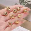 Novas Contas Espaçadoras Francesas de Alta Qualidade Cravejadas com Diamantes Aço Inoxidável Revestido a Vácuo Cor Duradoura Espaçador Cristal Material para Miçangas DIY