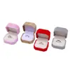 Directo de Fábrica Caja de Joyería de Tela Larga de Felpa de Ocho Lados Empaque para Anillo Pulsera Collar Adorno En Stock Venta al por Mayor
