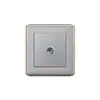 Material de Aço Inoxidável Interface de TV de Parede Tomada para TV Computador Exportação Exportação Oriente Médio Tomada Sem Interruptor