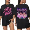 Camiseta Kpop Caçador de Demônios Derpytiger2026 Moda Harajuku Unissex Camiseta Cosplay Algodão Casual