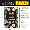 2027 Versión en Inglés Transfronteriza del Planificador Agenda Planificador, Disponible Exclusivamente en las Principales Fábricas de Guangdong