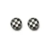 Pendientes de Diseño Retro Ins Europeo y Americano Pendientes Magnéticos Creativos Redondos de Estrella de Cinco Puntas Cabeza de Calavera Joyería de Oreja de Moda