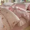 Funda de edredón de algodón lavado temporada de primavera, pieza única para uso doméstico, funda de edredón para cama doble, ropa de cama Nantong, funda de edredón para cama individual de dormitorio estudiantil
