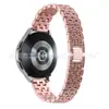 Para Galaxy Watch 4/5 Pulseira de Diamantes de Cinco Contas 20mm Pulseira de Diamantes Gipsophila pulseira watch4