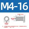 Parafusos de rebitagem de pressão de aço carbono galvanizado parafusos de rebitagem de pressão cabeça redonda plana FH-m3m10 * 40 parafusos atacado