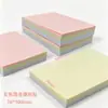Notas Adhesivas Color Morandi, Etiquetas de Papel Adhesivo para Mensajes de Oficina, Notas Adhesivas Reutilizables para Agendas