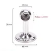 Base de Flange em Aço Inoxidável Varão para Pendurar Roupas de Guarda-Roupa Suporte Fixo Horizontal para Tubo de Pendurar Roupas Acessórios Suporte para Tubo Cabide de Roupa Suporte para Toalhas