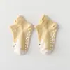 25 Calcetines para Bebé Tipo Primavera y Verano Calcetines de Piso para Bebé Antideslizantes para Niños Pequeños Dibujos Animados Cortos Tipo Barco Calcetines para el Hogar Transfronterizo