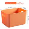 Caja de Almacenamiento de Plástico con Tapa Caja para Guardar Ropa Interior Calcetines en el Armario Contenedor para Guardar Bloques de Construcción de Juguete Cesta para Guardar Bocadillos Libros Ilustrados