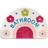 Alfombra de baño absorbente semicircular simple Ins, gruesa, antideslizante, para inodoro