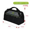 Bolsa de herramientas de gran capacidad con tiras reflectantes, bolsa simple y portátil de tela Oxford para electricista, bolsa de almacenamiento impermeable y resistente al desgaste para herramientas de reparación