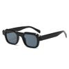 Gafas de Sol Cuadradas Transfronterizas para Hombres y Mujeres, Estilo Americano Marco Pequeño Gafas de Sol Sencillas Sz3001
