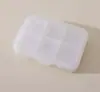 Pastillero Portátil ABS Transparente Sellado a Prueba de Humedad Mini Organizador de Pastillas para Viajes