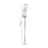 Atacado Retro Floco de Neve Areia Cintura Pequena Louças 304 Aço Inoxidável Antigo Faca de Bife, Garfo e Colher Sobremesa Café Colher
