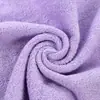 Toalha Pequena Macia Absorvente Cor Sólida de Fibra de Bambu para Bebês e Crianças Toalha Pequena Longa para Bebê Toalha Infantil de Fibra de Bambu com Carvão Toalha Infantil Toalha de Travesseiro Infantil