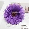 Flores Artificiais Roxas, Rosas e Hortênsias Realistas de Alta Qualidade, Atacado para Decoração de Casamento, Materiais Florais DIY para Paisagismo