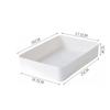 Caja de almacenamiento con compartimentos para cajones, organizador de escritorio, papelería, cosméticos y artículos varios