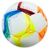 Bola de futebol de treinamento padrão tamanho 5 para competições no campus de alunos do ensino médio, bola de futebol de PVC costurada à máquina, equipamento esportivo, personalizável