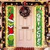 Productos Nuevos Transfronterizos Parejas Navideñas Banderines Colgantes Festivos Decoraciones para Fiesta Navideña Cortinas para Puerta Banderines Colgantes