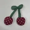 Ropa, Accesorios para el Cabello, Pines de Flor de Cerezo, Serie Roja de Angora Materiales Hechos a Mano Semi-Terminados, Accesorios para Zapatos y Calcetines