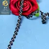 Accesorios de Cinta Bicolor Blanco y Negro 1cm Accesorios para Ropa Encaje Pequeño Fragante Accesorios Hechos a Mano DIY Stock Listo Venta al por Mayor