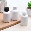Botella de Gel de Ducha Blanca Corta de 50ml Botella de Tónico Botella de Muestra Hidrosol Botella Vacía Reenvasada