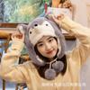 Outono e inverno novo chapéu quente fofo pelúcia animal pulôver chapéu coreano fofo pequeno animal chapéu chapéu