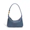 Bolsa Portátil para Lonchera de Verano 2026, Bolso Sencillo Tejido para Mujer, Bolso de Hombro Retro para Debajo del Brazo, Bolso Cruzado de Gran Capacidad para el Trayecto Diario