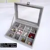 Caja de Almacenamiento de Pendientes con Anillo a Prueba de Polvo Caja de Almacenamiento de Pendientes Caja de Joyería Caja de Almacenamiento Caja de Almacenamiento de Pendientes de Botón Caja Organizadora