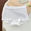 Algodão Lyocell Estilo Japonês Pequena Estampa Floral Roupa Íntima Feminina Boxer Pequeno Sem Costura 10A Virilha de Seda Antibacteriana Boxer para Mulheres