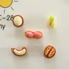 Juguete de Comida Simulada de Nuez Accesorios de Resina Pistacho DIY Funda para Teléfono Móvil Accesorios para el Cabello Diadema Llavero Colgante Decoración