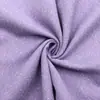 Tela de Algodón para Ropa de Niña, Serie Pequeña Fragancia Fresca y Colorida de Puntos de Copo de Nieve de Color Liso, 1Yc67830