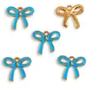 Colgante Pequeño de Esmalte de Colorido Lazo Estilo Coreano Estilo Ins Joyería Collar Pulsera Pendientes Materiales para Manualidades Multicolor U104
