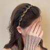 Elegante diadema ondulada para el cabello, popular en Internet, nueva y alta con clip para el cabello, hermosa y exquisita diadema, accesorios para el cabello, tocado antideslizante con dientes.