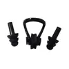 Conjunto de Protetores Auriculares de Silicone para Natação e Clipe de Nariz Embalados, Para Natação, Protege Ouvidos e Nariz da Entrada de Água, Adequado para Adultos e Crianças