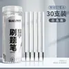 Caneta Gel Retrátil Secagem Rápida St com Tinta Preta 0,5mm para Uso em Provas, Recarregável e Não Quebra