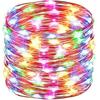 Cadena de luces LED de alambre de cobre impermeable caja de batería con control remoto ramo de luces de alambre de cobre regalo pastel decoración festiva Navidad luces