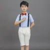Ropa para Niños 2025 Verano Nueva Camisas de Manga Corta para Niños Estilo Coreano Algodón Puro Tallas Mediana y Grande Camisas para Niños Niños Ropa de Rendimiento