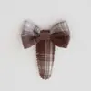A201 Exportação Fabricante Transfronteiriço Atacado Acessórios de Cabelo Infantis Headwear Laço Fofo Conjunto de Segurança Anti-Pinch Presilha BB 1 Peça