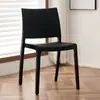 Silla de Plástico con Respaldo, Silla de Comedor para Ocio, Silla de Plástico Moderna Engrosada Simple para el Hogar