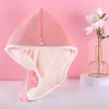 Gorro Secador de Pelo Espeso de Coral Fleece para Mujer, Pañuelo Absorbente de Agua de Secado Rápido para Secar la Cabeza, Sin Secador de Pelo, Doble Capa de Alta Densidad, Súper Suave