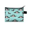 2025 Carteira Infantil Fofa de Desenho Animado Dachshund Poliéster Bolsa Mini Cachorro Simples Estilo Ins Saco de Armazenamento
