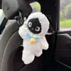 Caja de Pañuelos para Coche, Caja de Pañuelos de Cordero para Coche, Bolsa Colgante de Caja de Pañuelos de Papel para Accesorios de Coche, Decoración Creativa y Linda