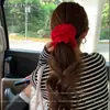 Suave con el cabello, elegante y con estilo, scrunchie, pasador de malla floral pequeño estilo coreano, accesorio para el cabello plisado de estilo de hada