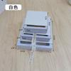 Película PE Transparente Caja de Suspensión Armadura Desgastada Broche Insignia Caja de Embalaje Cordón Collar Joyería Regalo Cubierta
